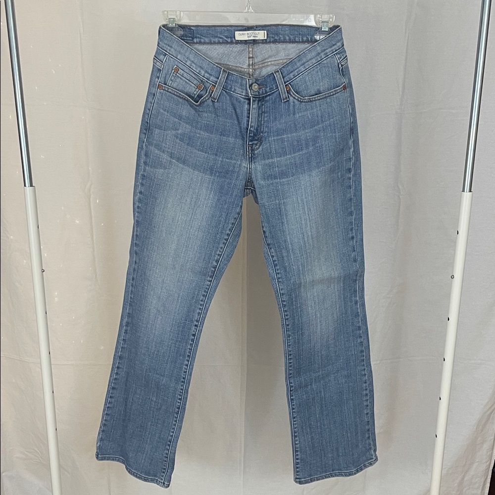 Levi's 529 Jeans Women's Classic Blue Curvy Boot Cut Jeans Size 10 Medium